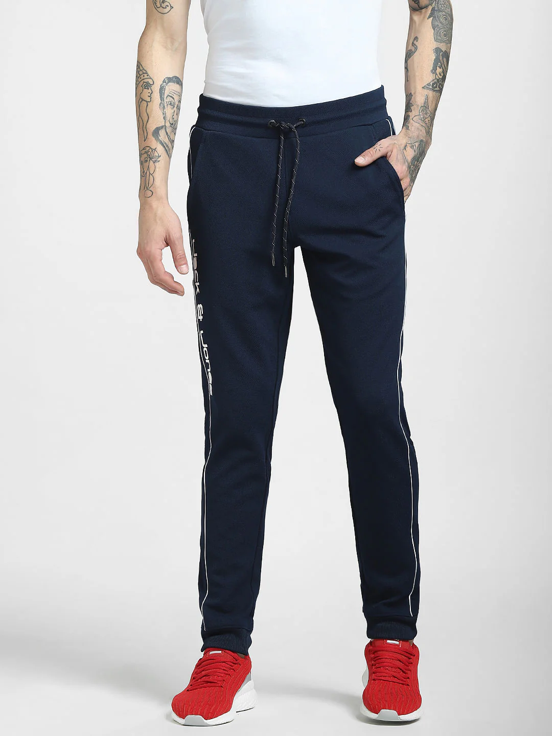Blue Twill Sweatpants - Image 2