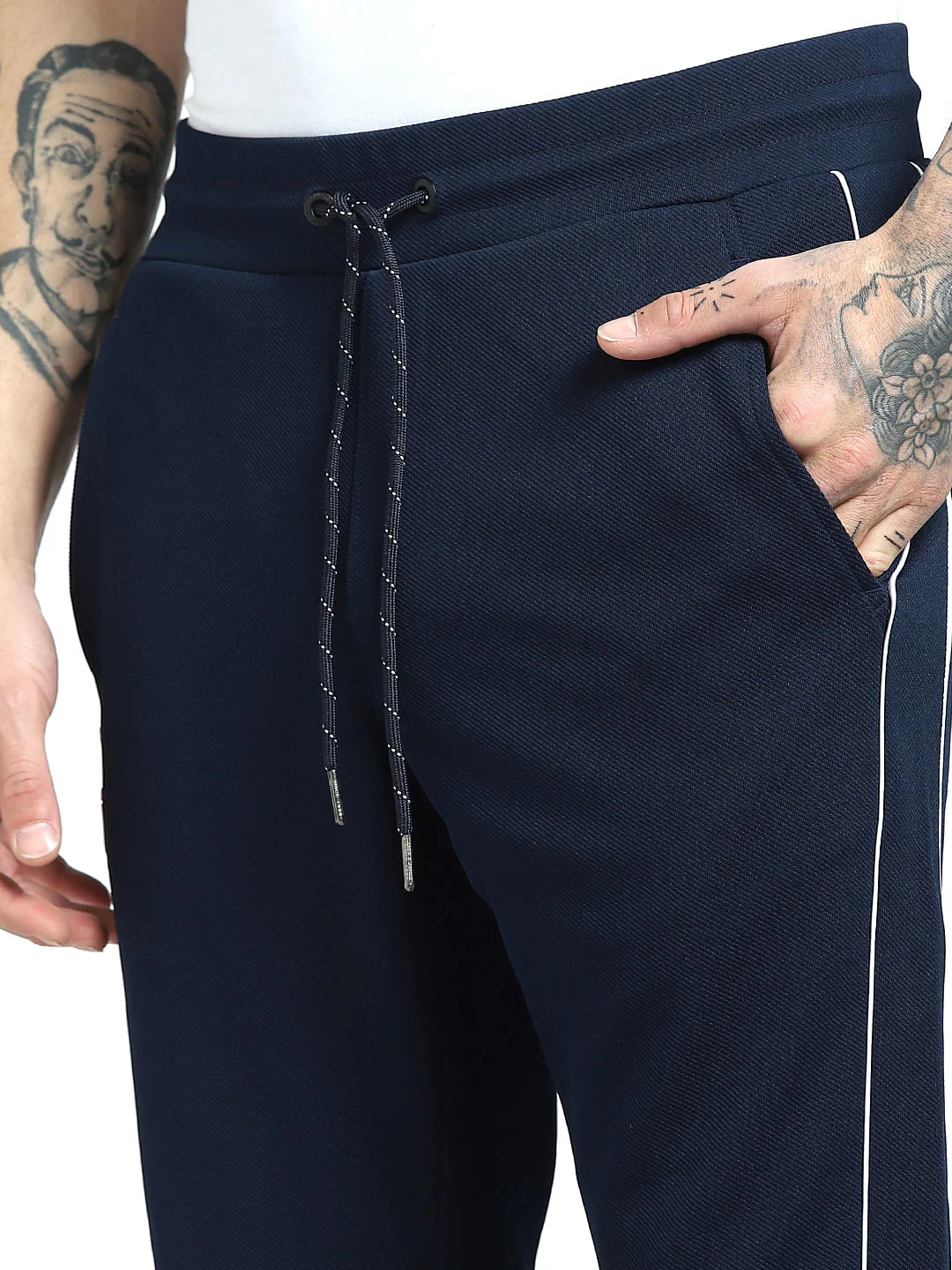 Blue Twill Sweatpants - Image 5