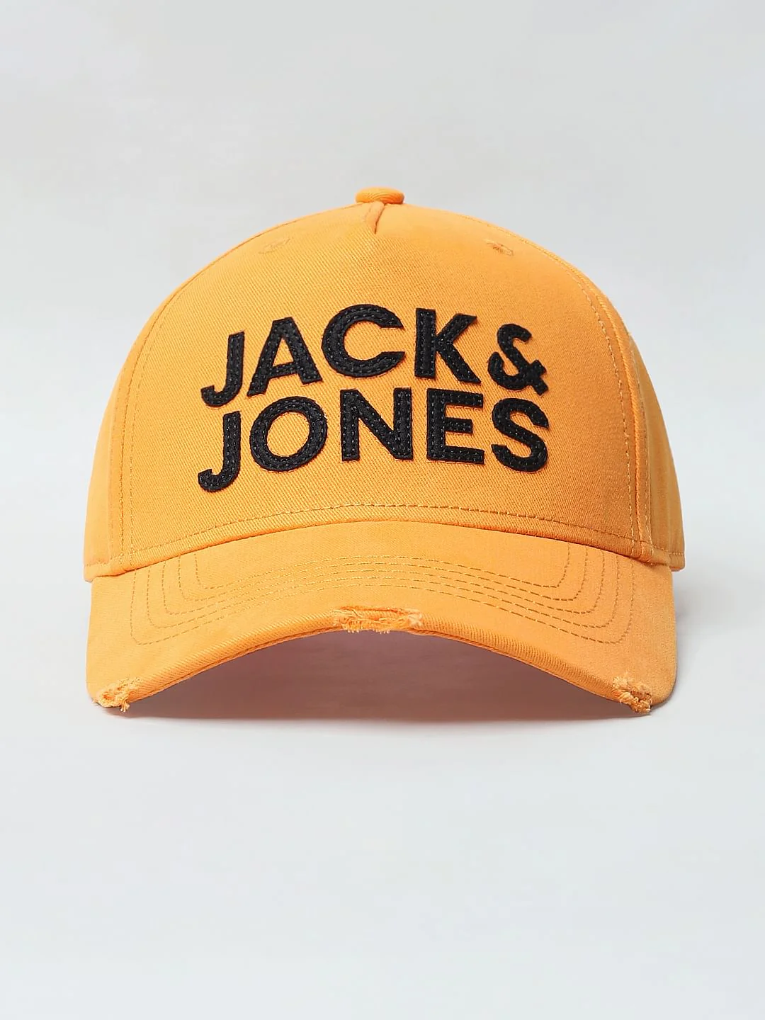 Amber Yellow Distressed Baseball Cap - Image 2