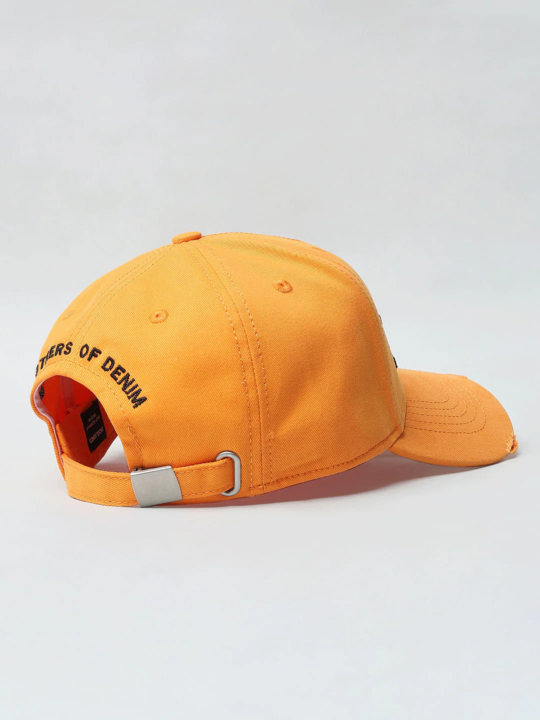 Amber Yellow Distressed Baseball Cap - Image 5
