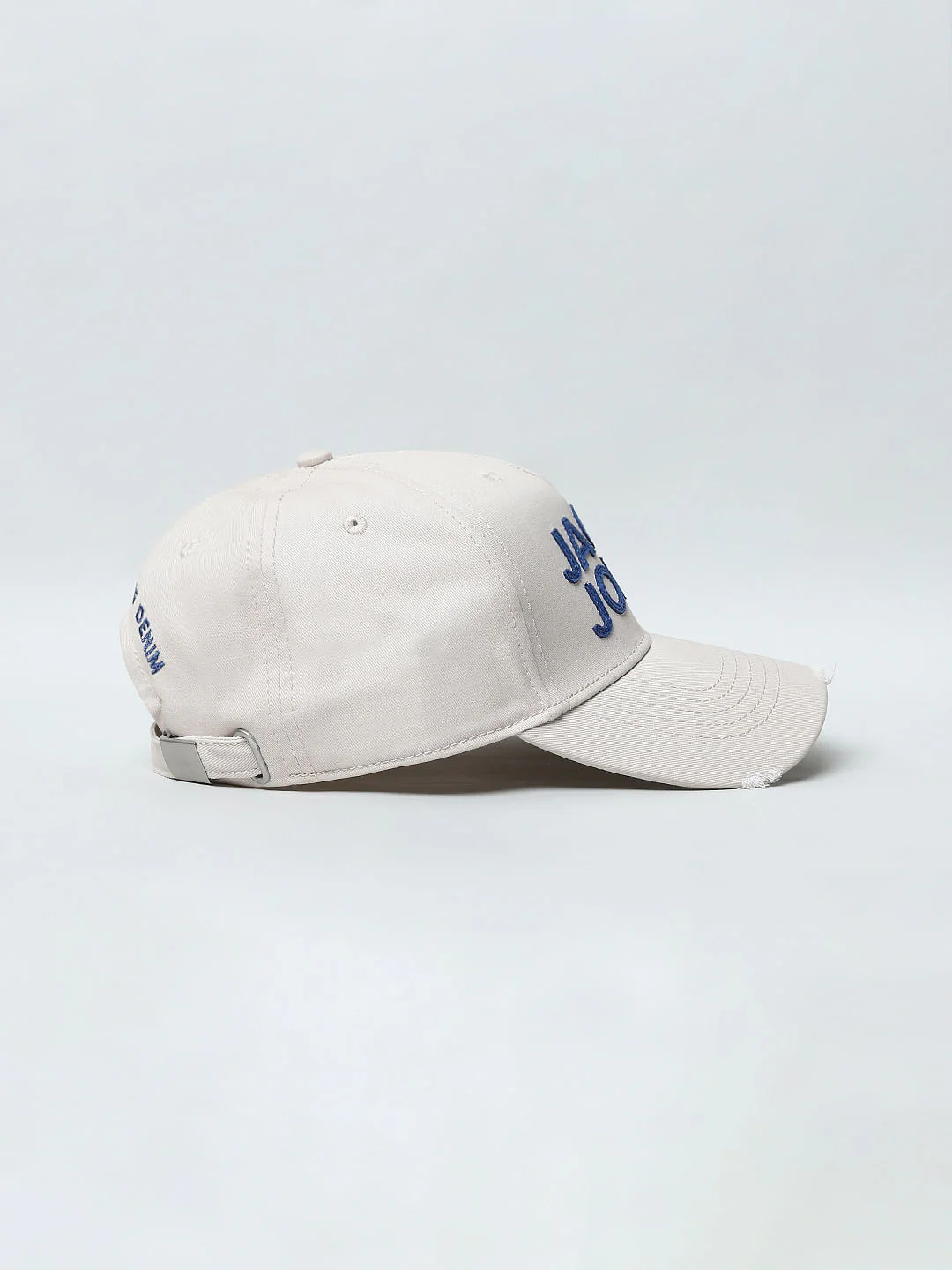 White Distressed Baseball Cap - Image 4