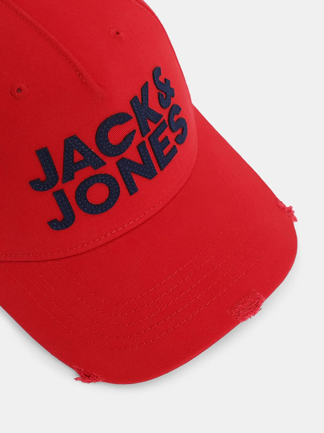 Red Logo Print Baseball Cap - Image 4