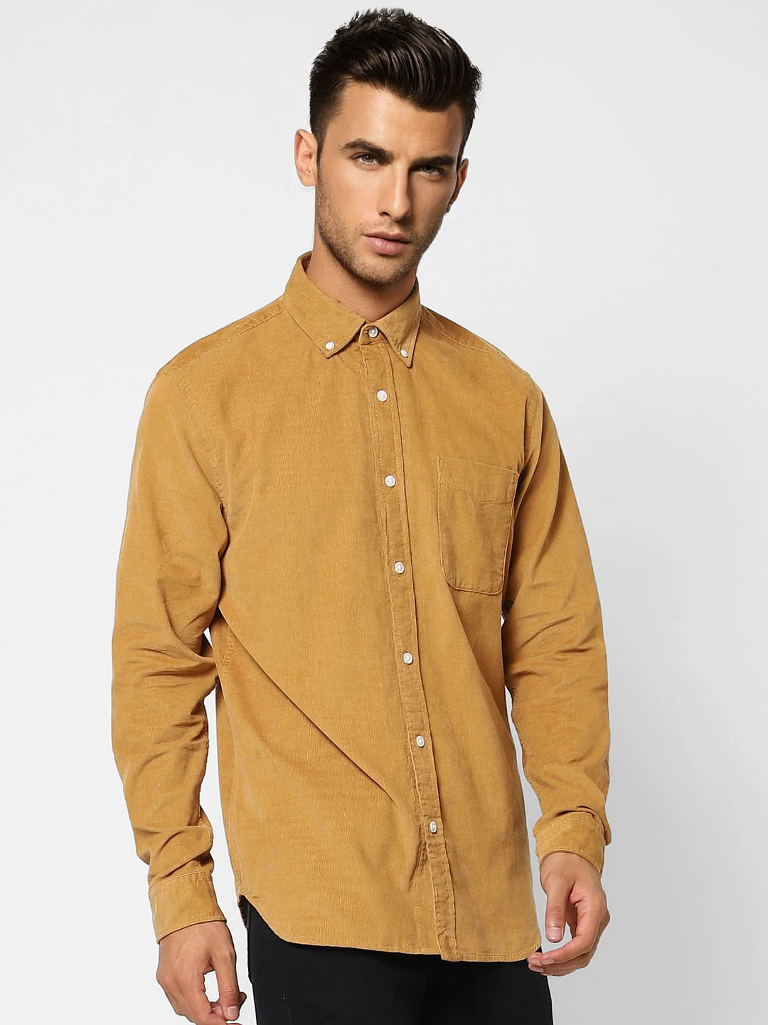 Brown Full Sleeves Shirt - Image 2