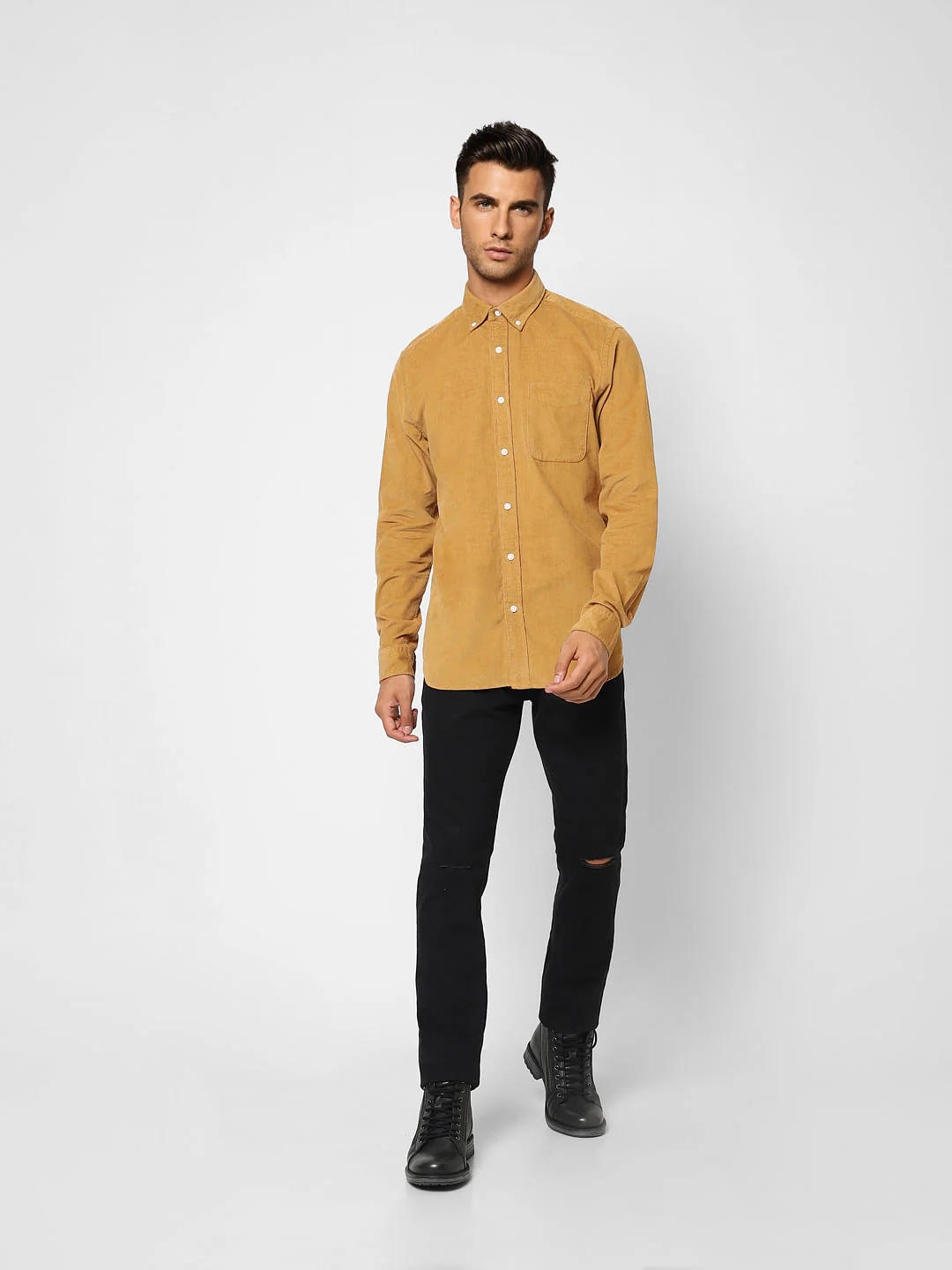 Brown Full Sleeves Shirt - Image 6