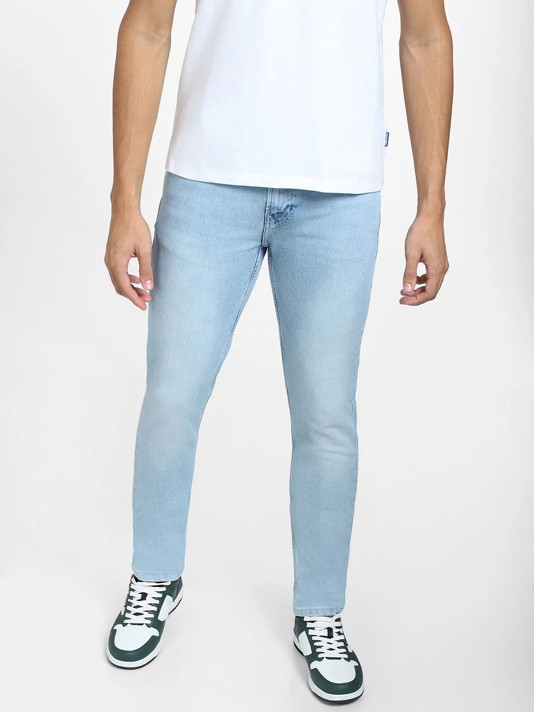 Light Blue Low Rise Ben Skinny Fit Jeans - Image 2