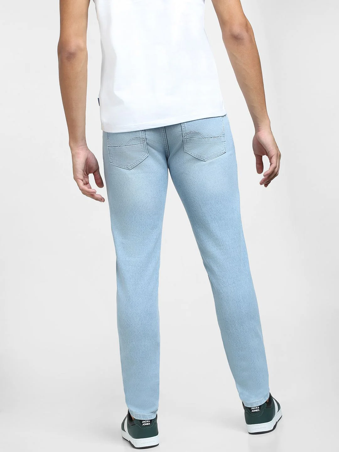 Light Blue Low Rise Ben Skinny Fit Jeans - Image 4