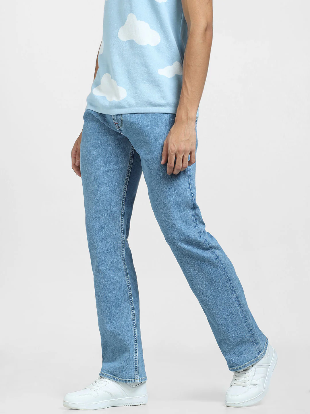 Light Blue High Rise Ray Bootcut Jeans - Image 3