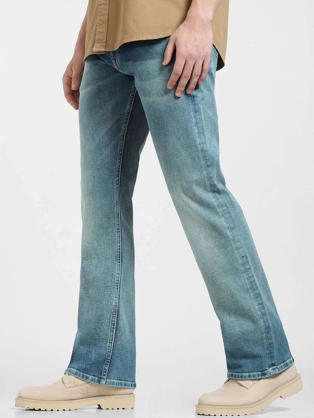 Light Blue High Rise Ray Bootcut Jeans - Image 3