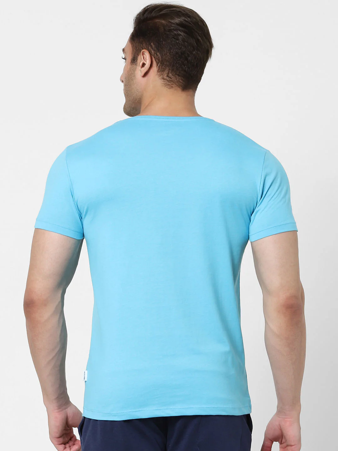 Blue & Yellow Crew Neck T-shirts - Pack of 2 - Image 4