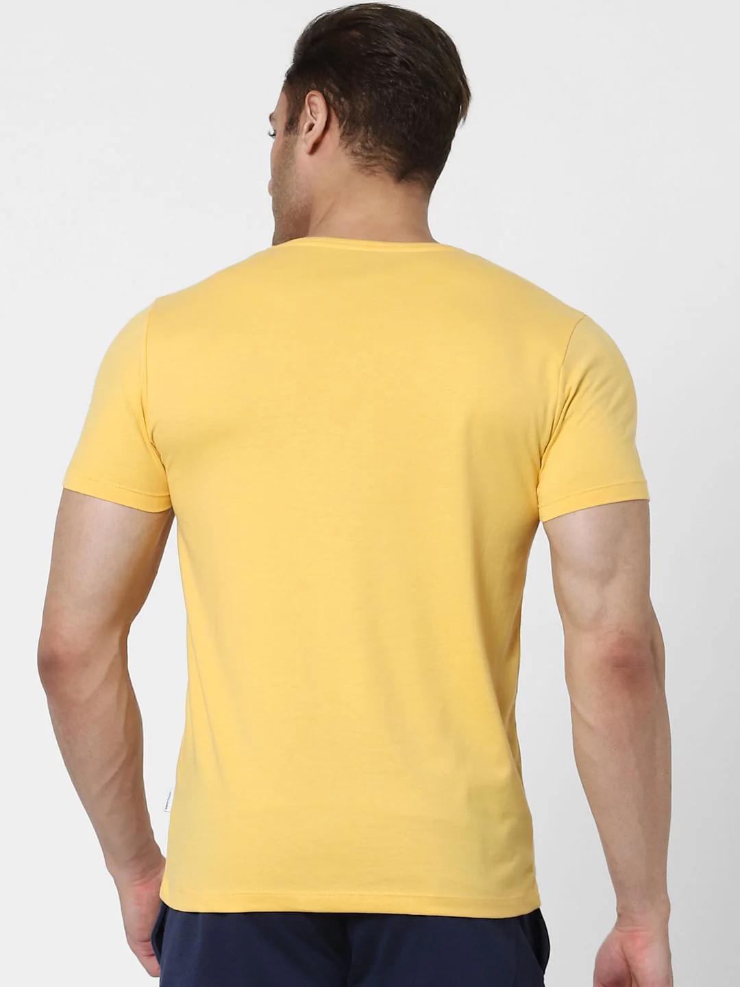 Blue & Yellow Crew Neck T-shirts - Pack of 2 - Image 5