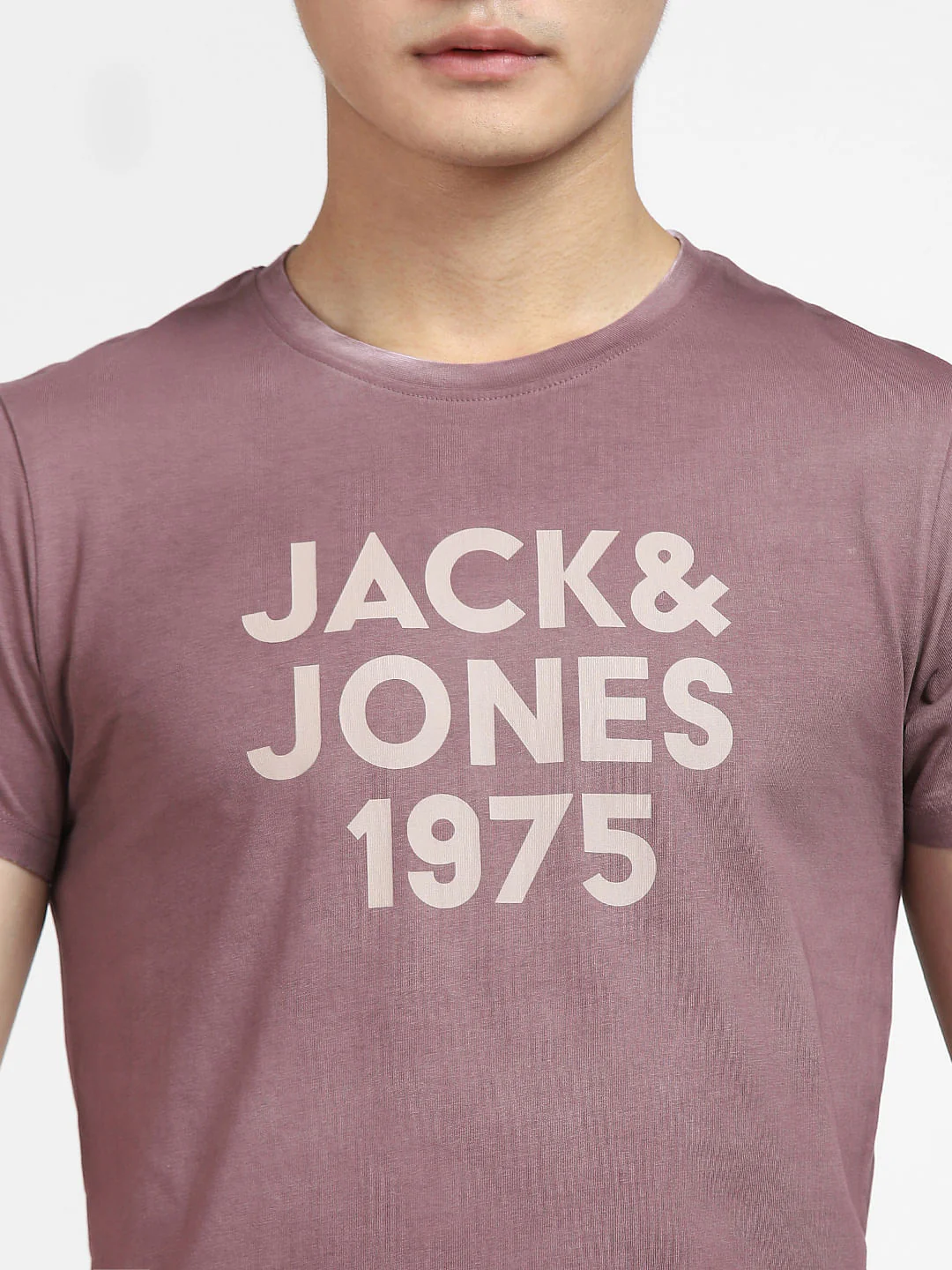 Purple Faded Logo Print T-shirt - Image 5