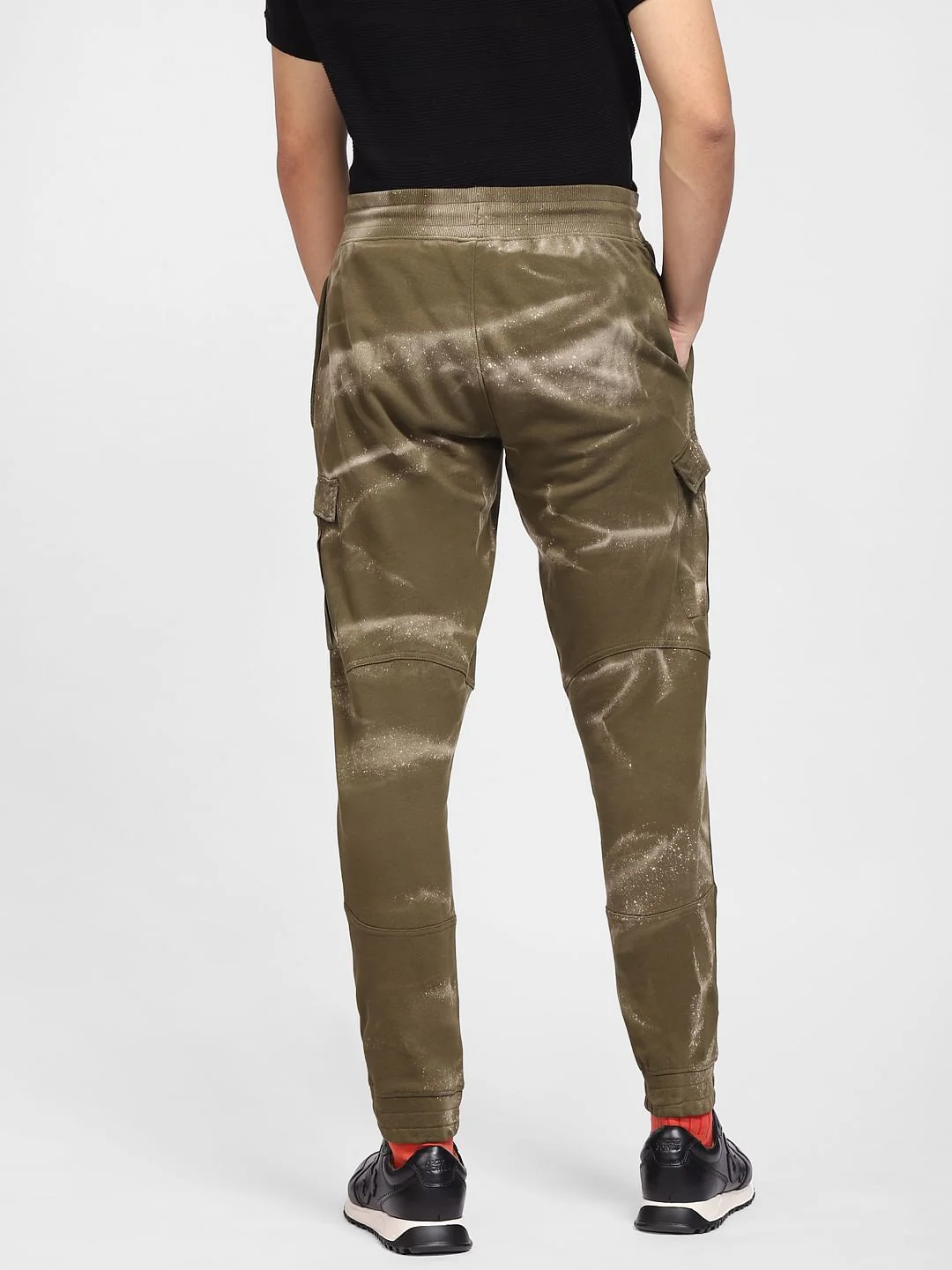 Green Mid Rise Printed Co-ord Sweatpants - Image 4