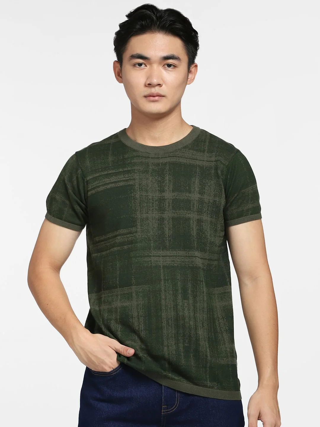 Green Printed Pullover - Image 2