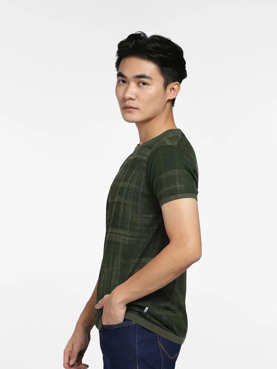 Green Printed Pullover - Image 3