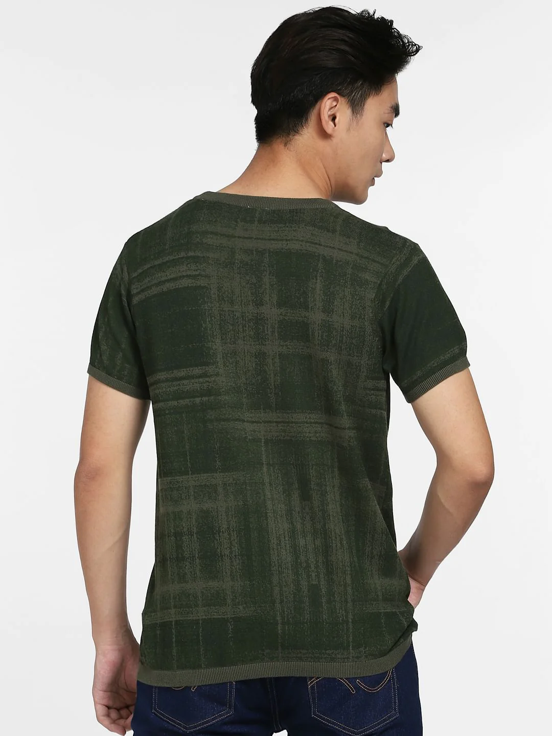 Green Printed Pullover - Image 4