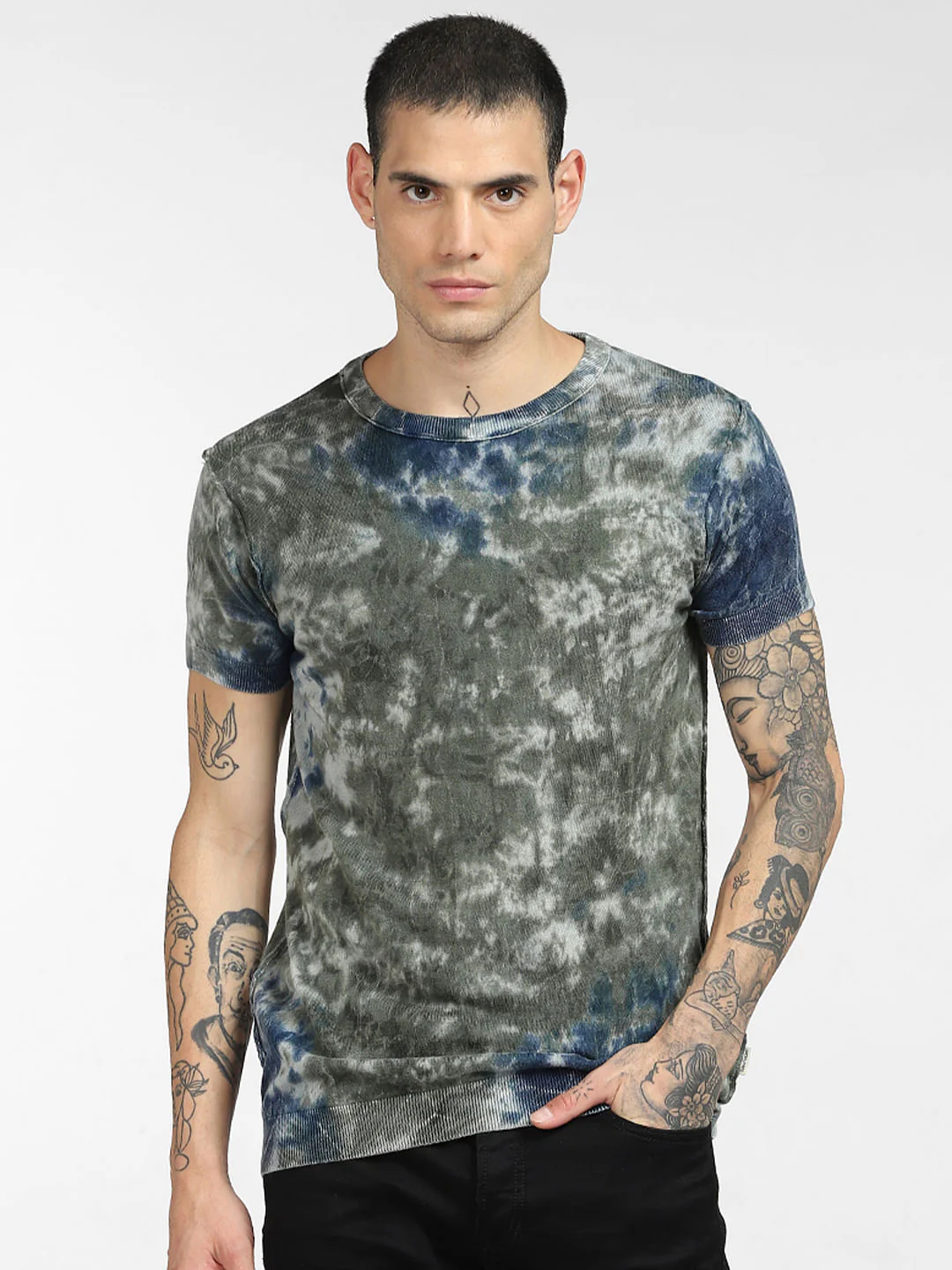 Green Tie-Dye T-shirt - Image 2