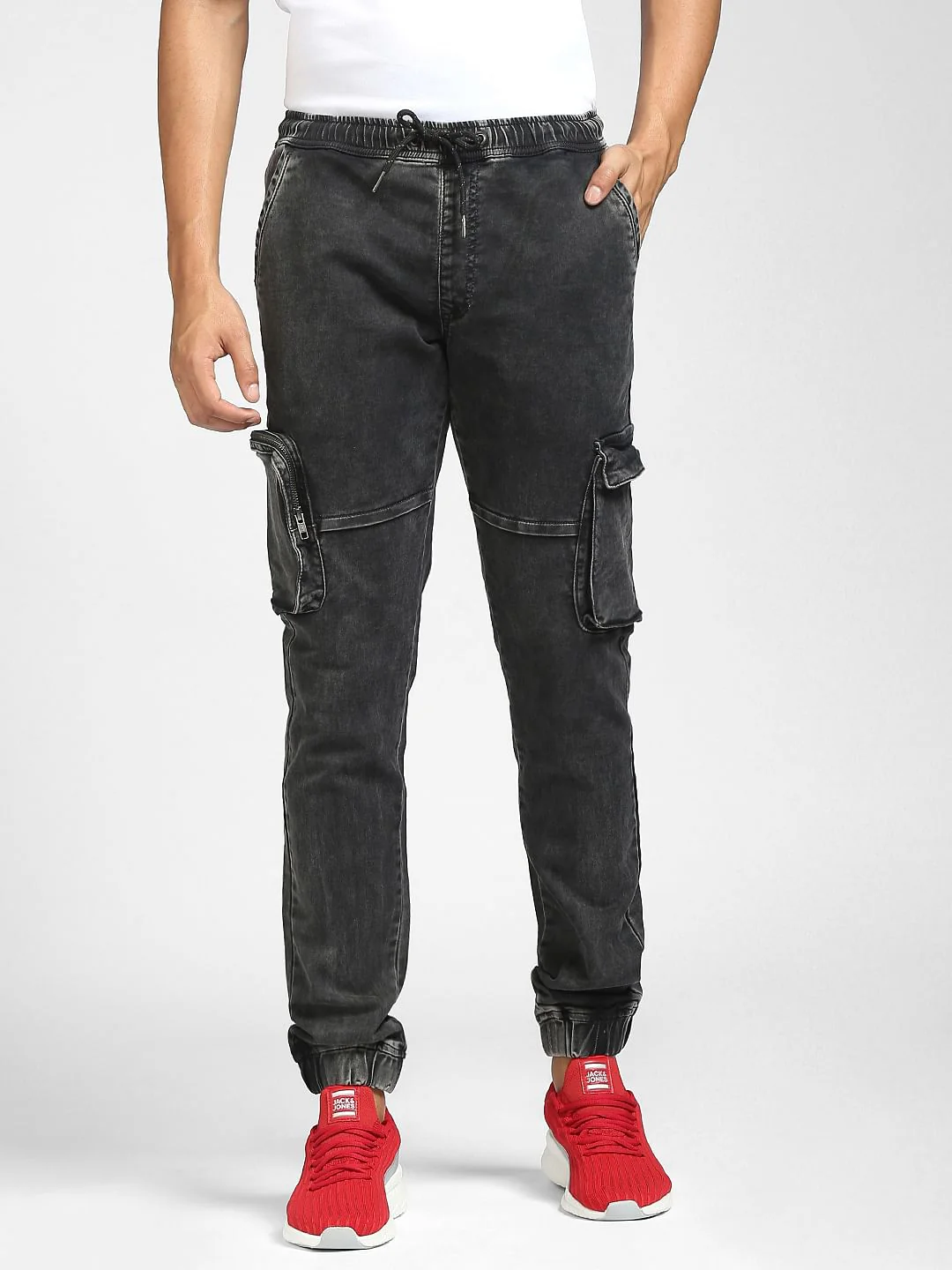 Black Low Rise Simon Anti Fit Jeans - Image 2