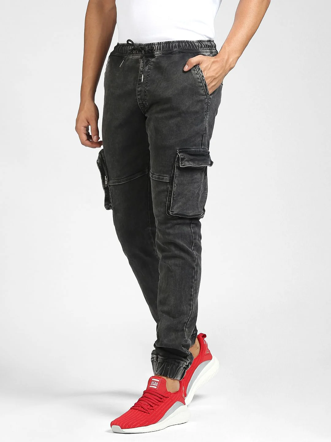 Black Low Rise Simon Anti Fit Jeans - Image 3