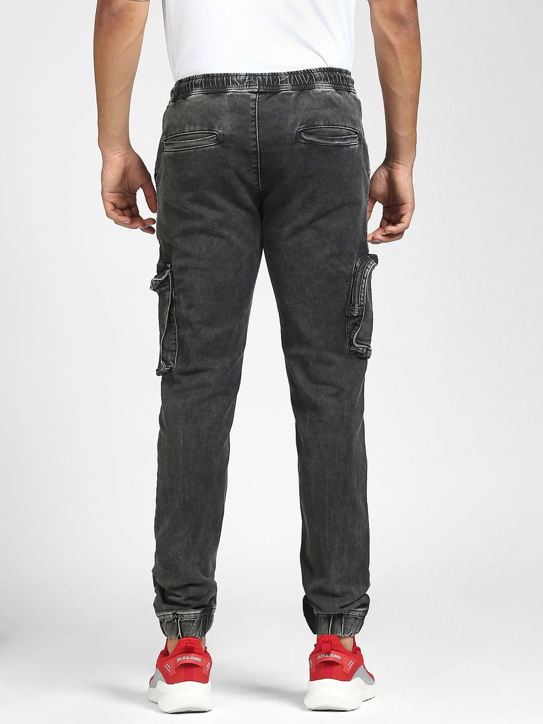 Black Low Rise Simon Anti Fit Jeans - Image 4