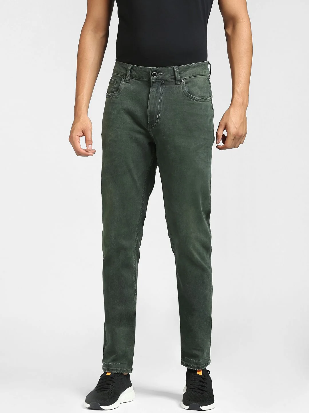 Green Low Rise Ben Skinny Jeans - Image 2