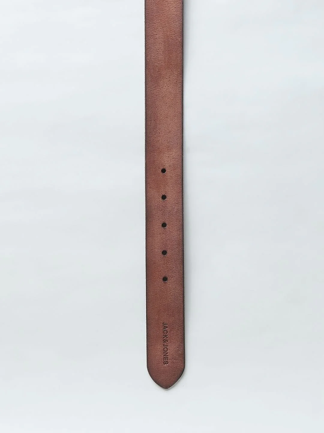 Brown Burnished Leather Belt - Image 5
