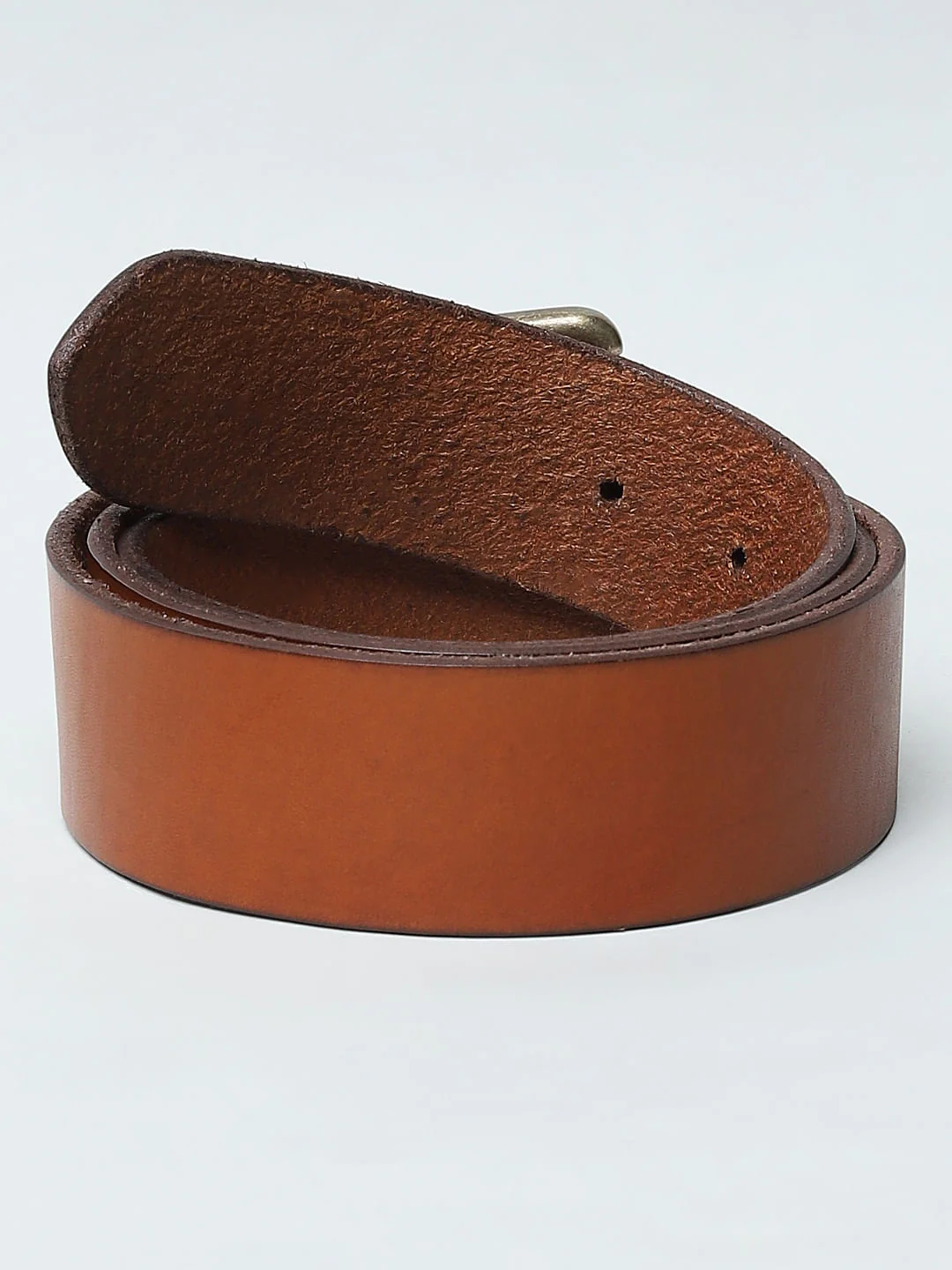 Brown Premium Leather Belt - Image 3