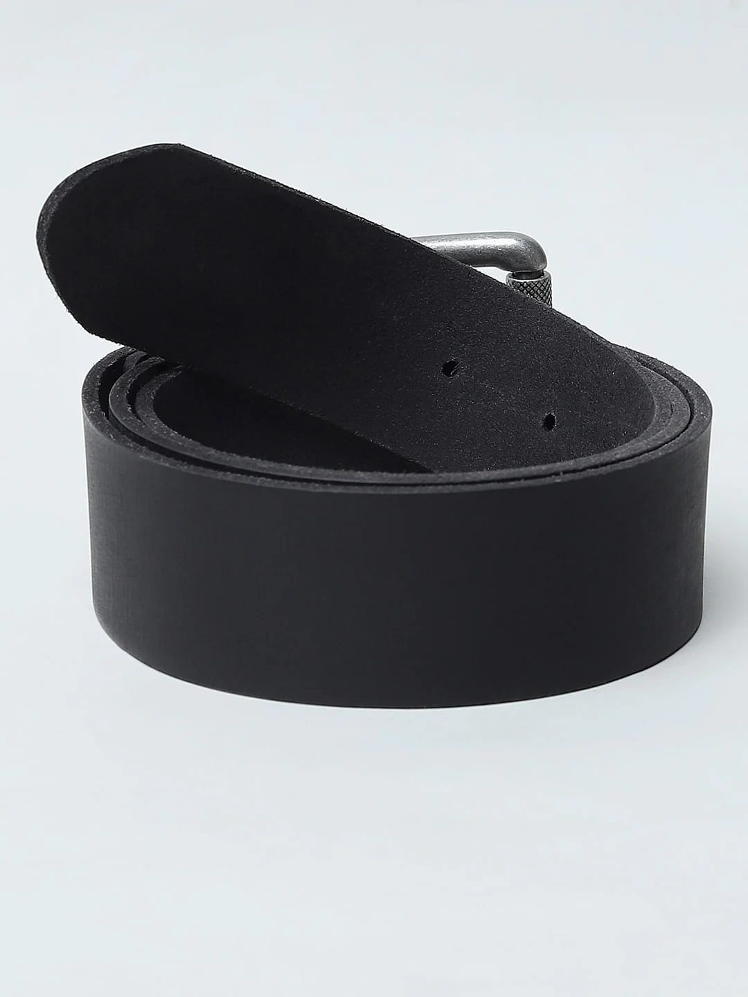 Black Leather Belt - Image 3