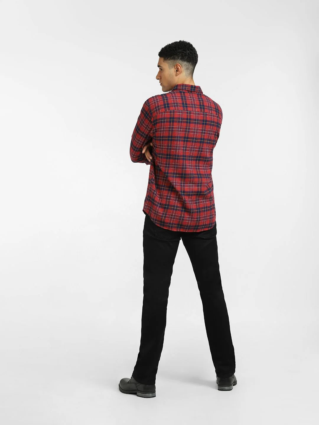 Red Check Full Sleeves Shirt - Image 6