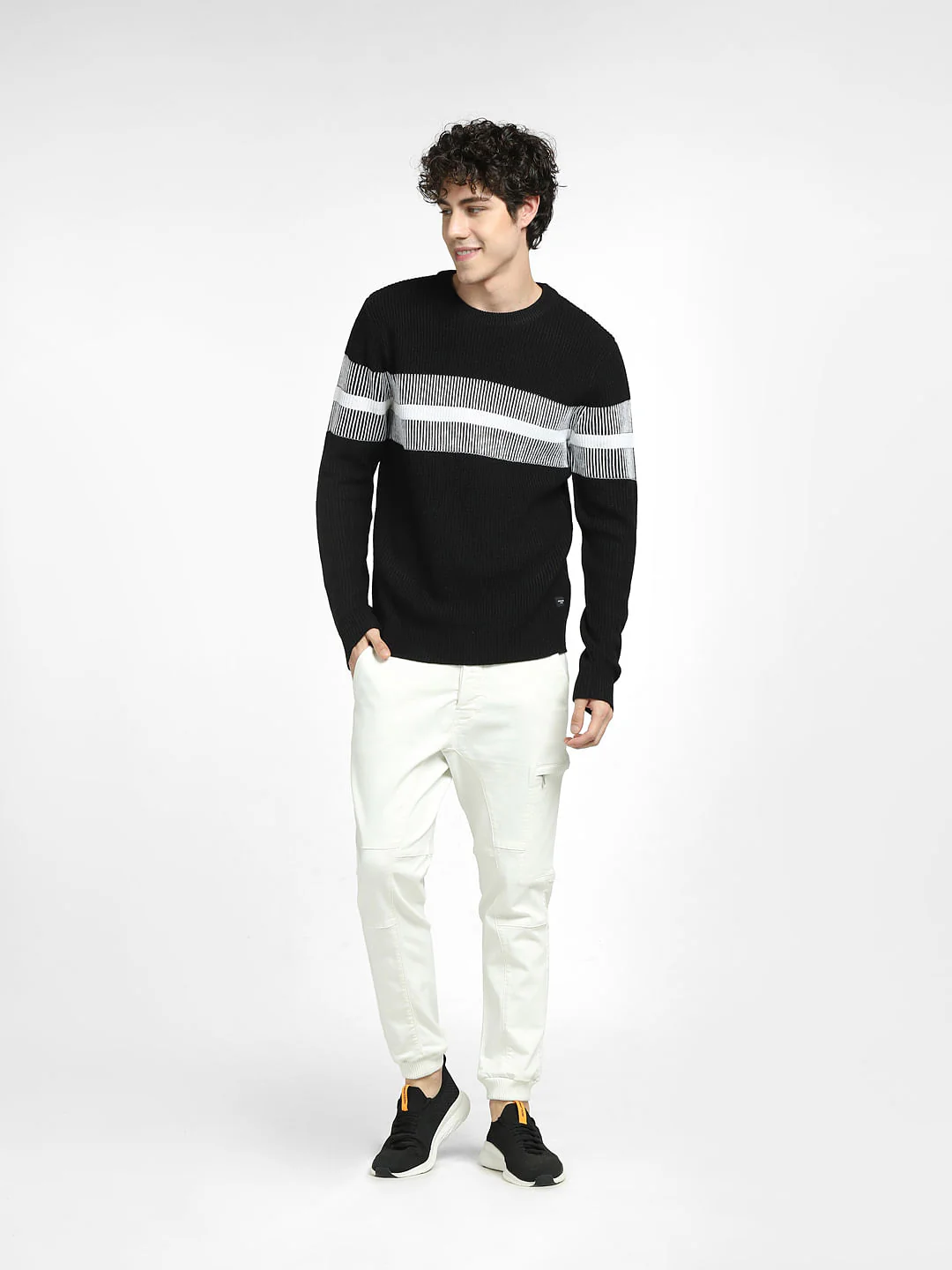 Black Striped Pullover - Image 6