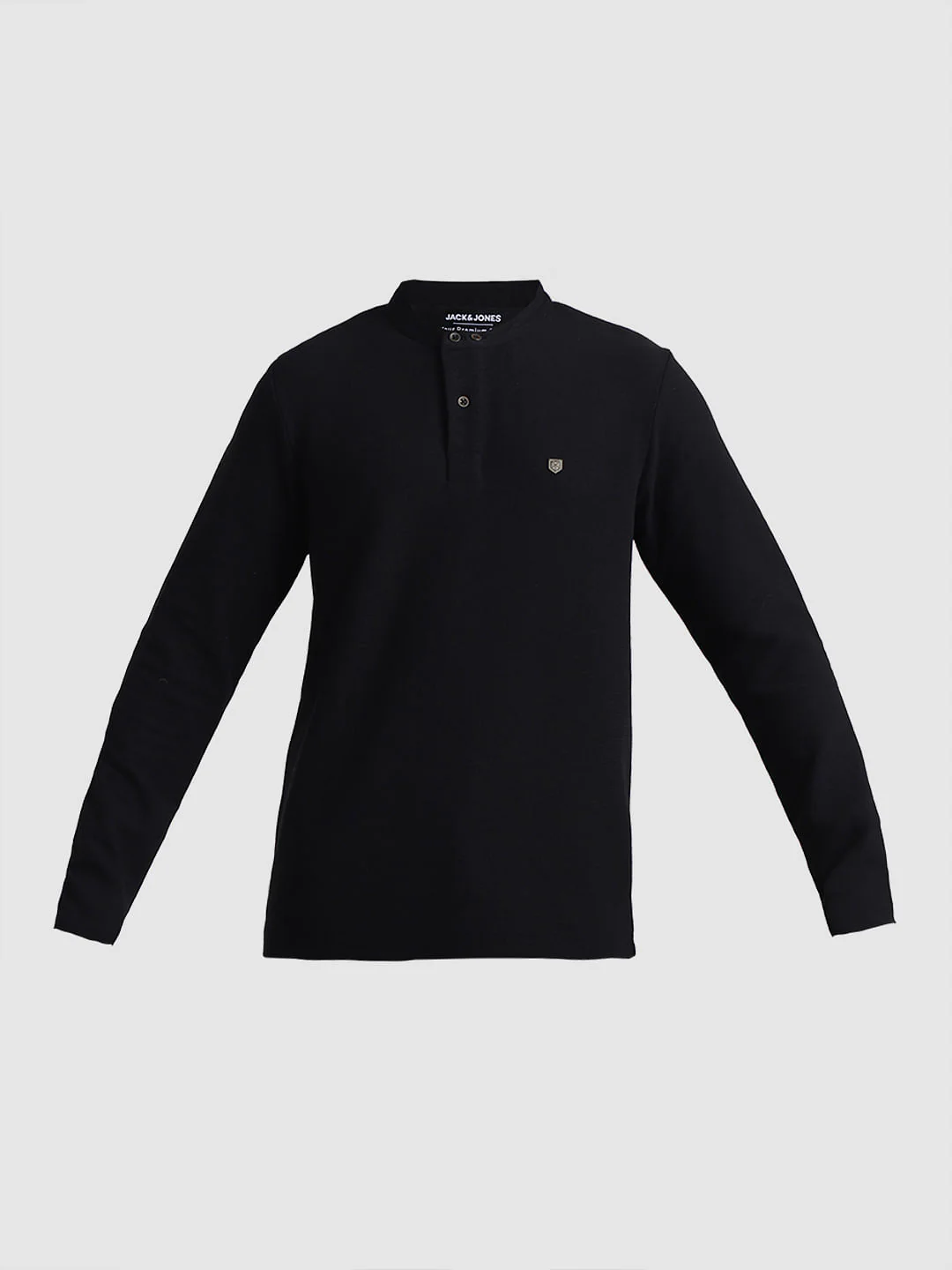 Black Henley T-shirt - Image 7