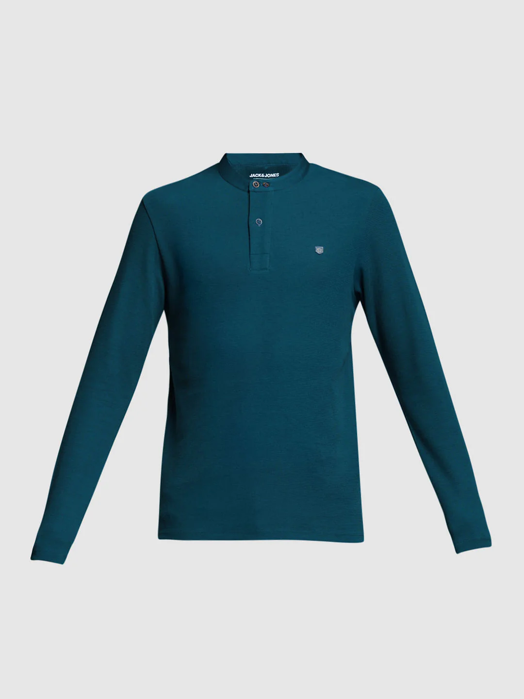 BLUE HENLEY T-SHIRT - Image 7
