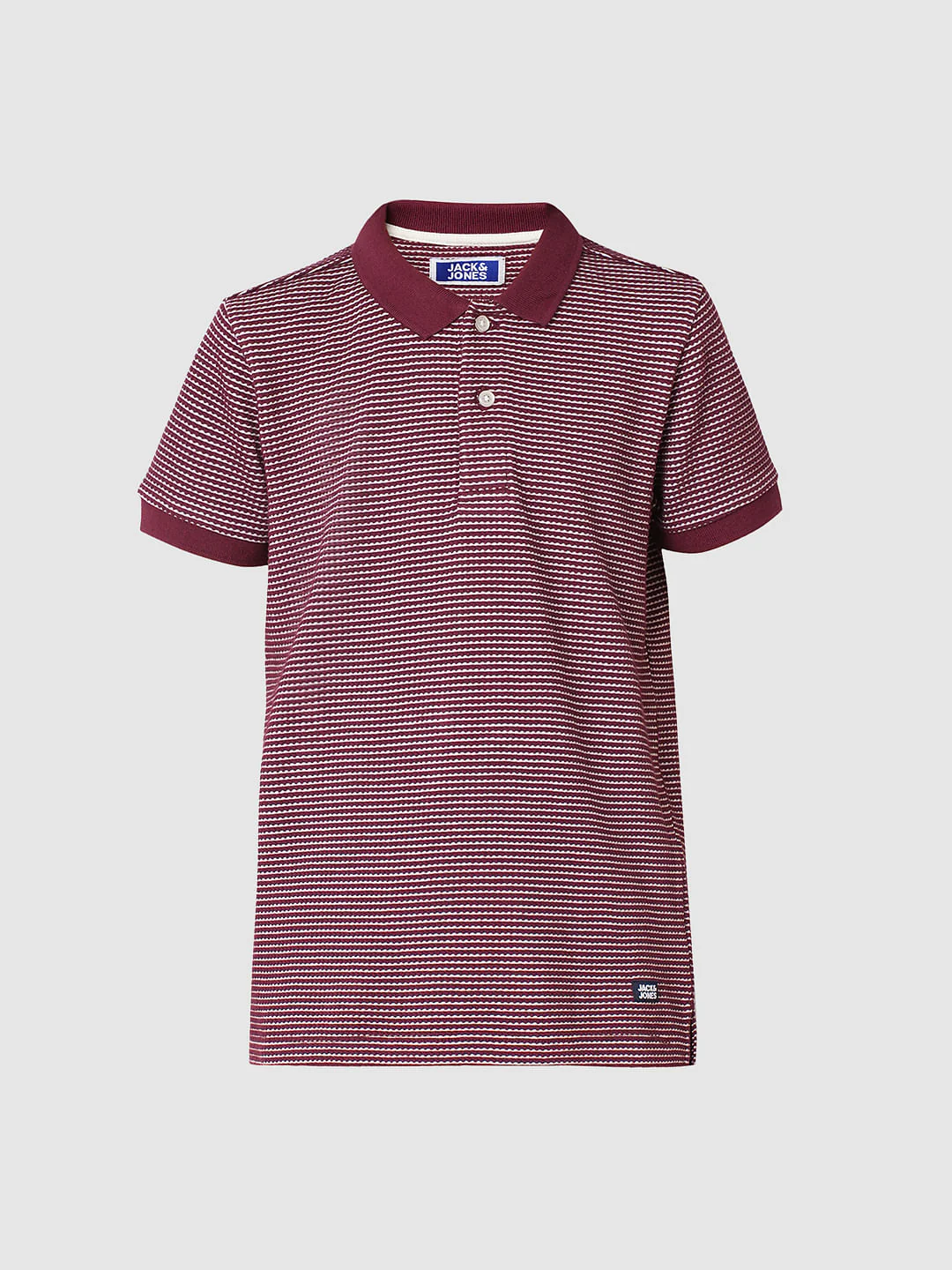 Boys Red Co-ord Set Polo T-shirt - Image 7