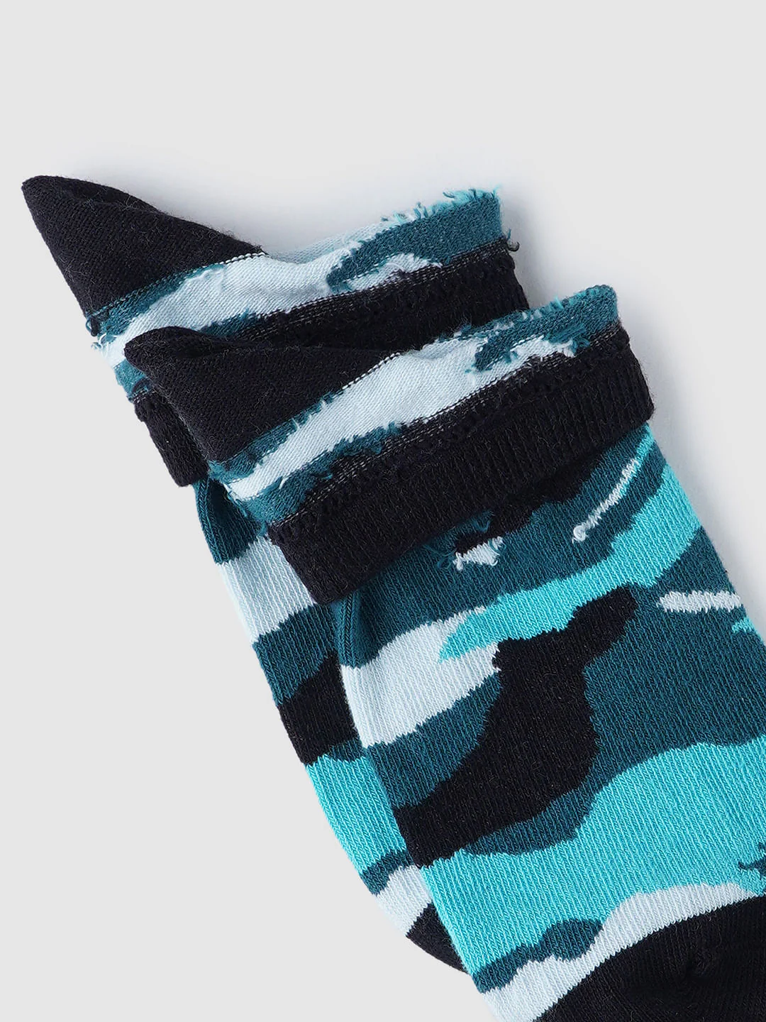 Boys Ankle Length Camo Print Socks - Pack of 3 - Image 8
