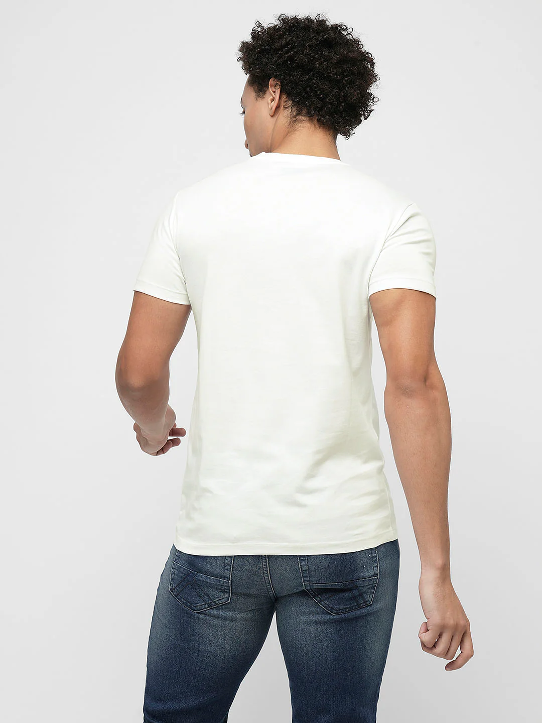 PRODUKT by JACK&JONES White Dog Graphic Print T-shirt - Image 4