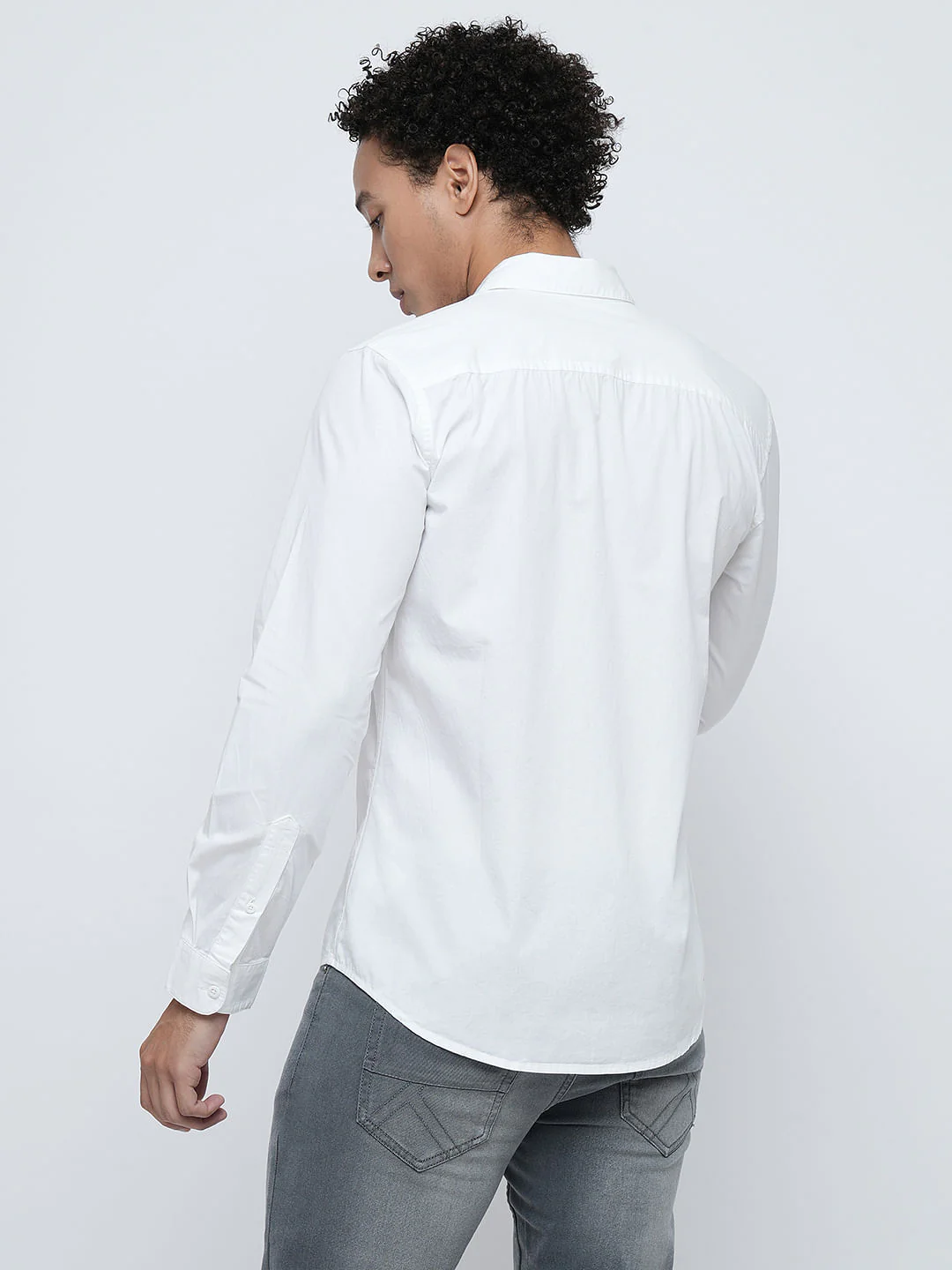 PRODUKT by JACK&JONES White Printed Full Sleeves Shirt - Image 4
