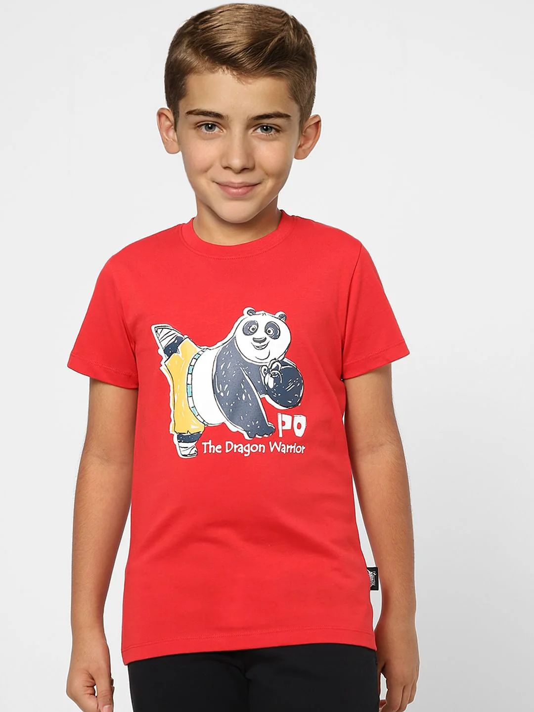Boys X Kung Fu Panda Red Graphic Print T-shirt - Image 2