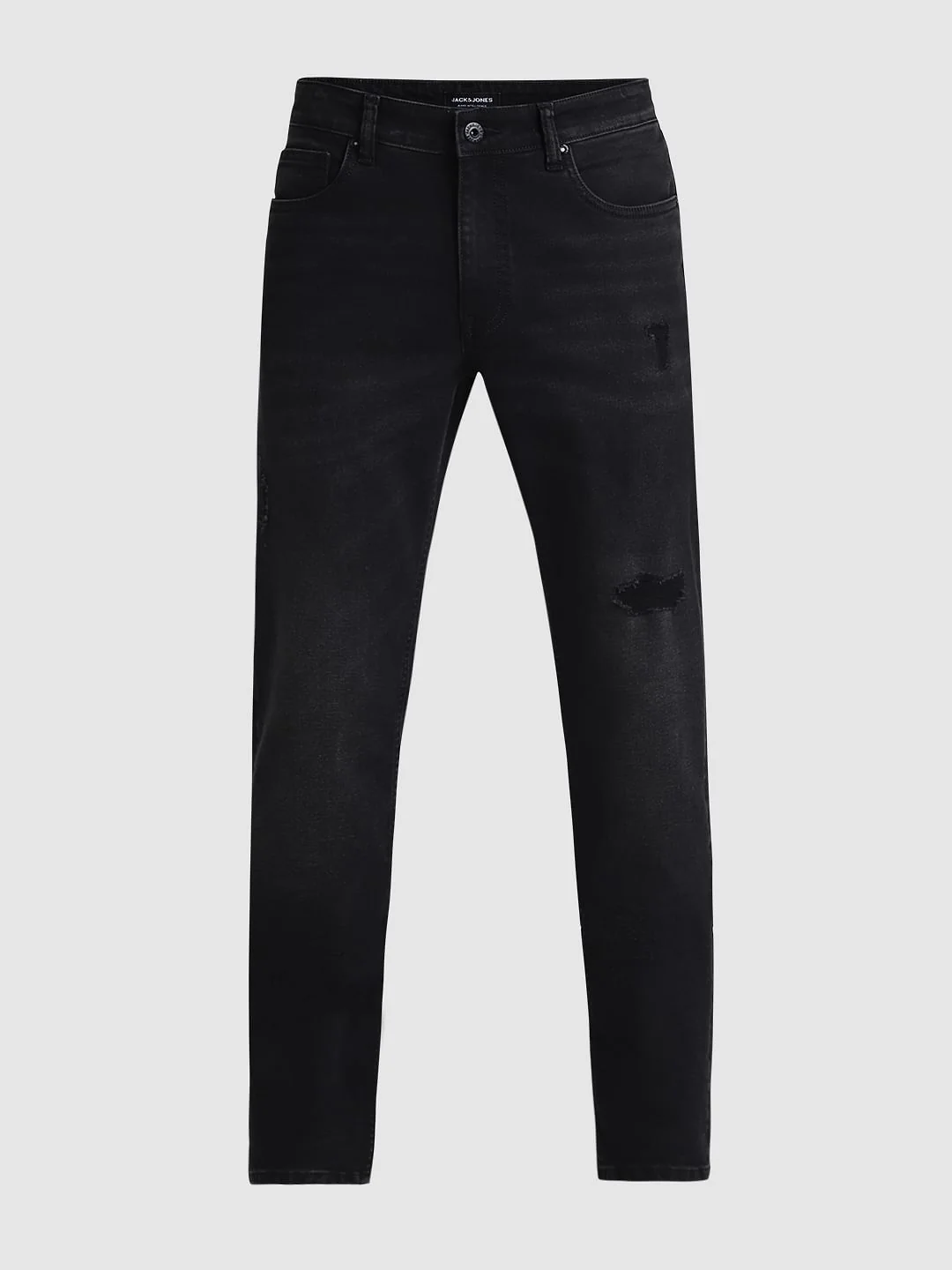 Black Low Rise Distressed Ben Skinny Jeans - Image 7