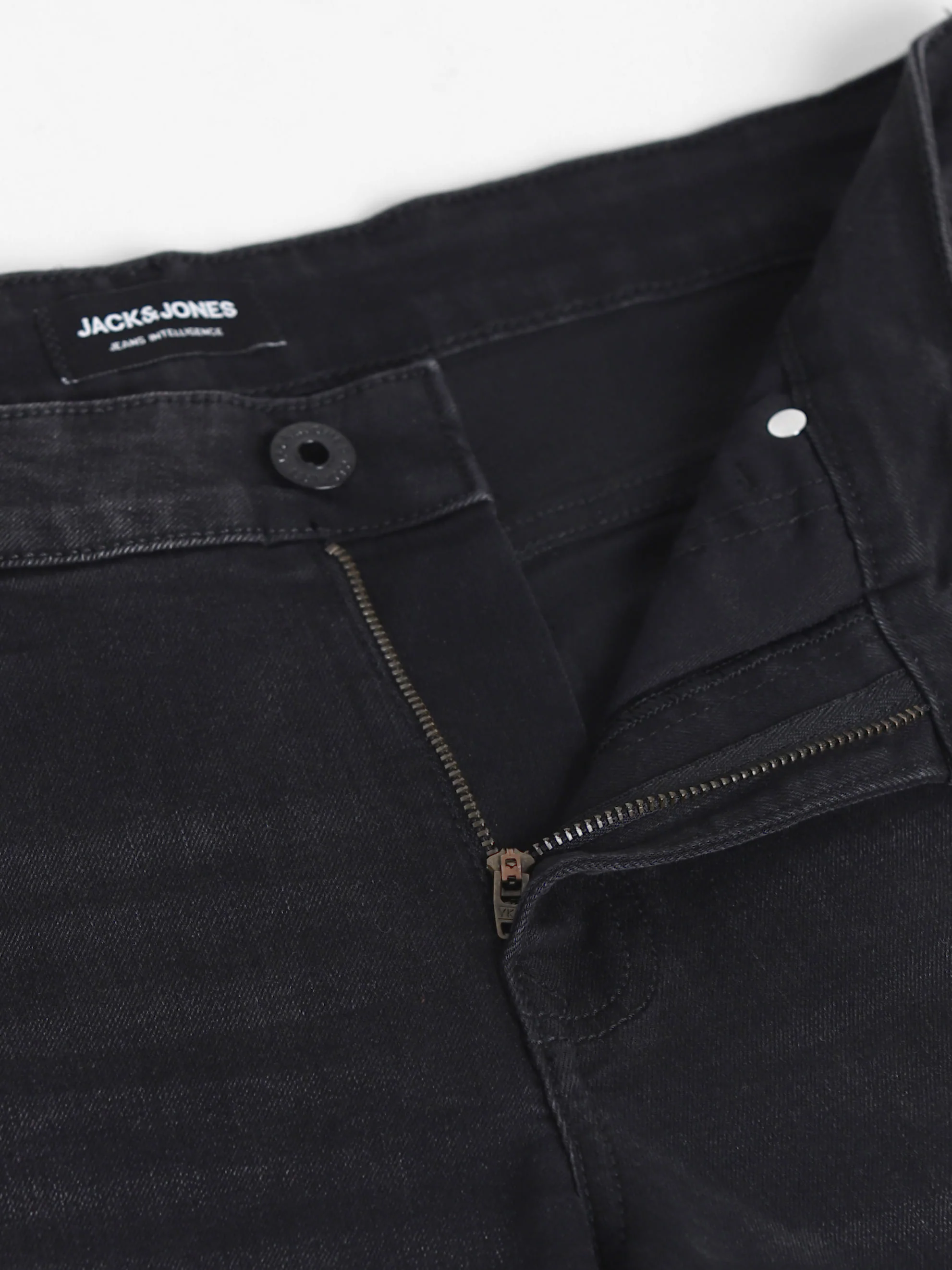 Black Low Rise Distressed Glenn Slim Jeans - Image 5