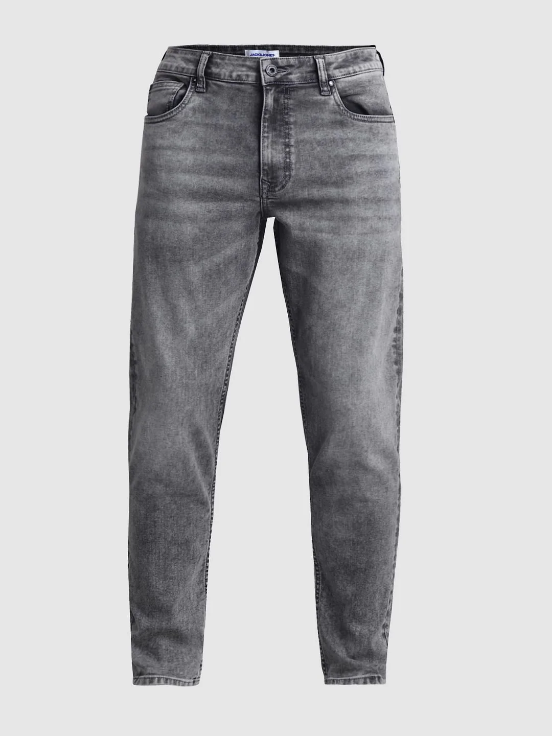 Light Grey Mid Rise Brak Slim Fit Jeans - Image 6