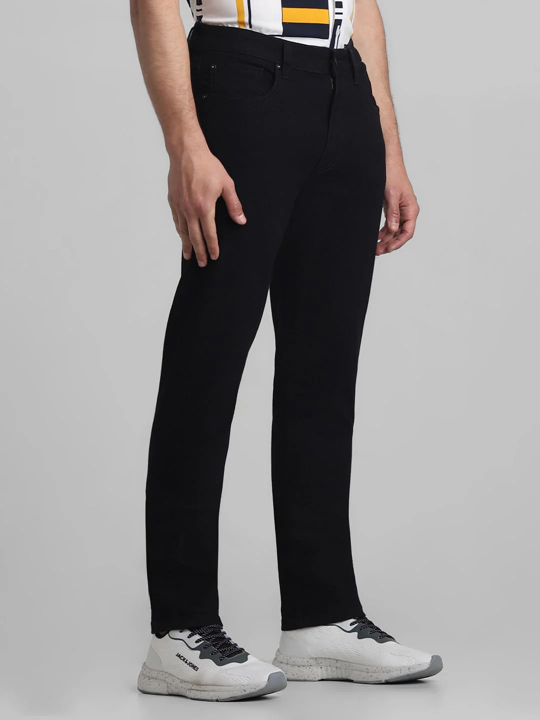 Black Low Rise Tim Anti Fit Jeans - Image 2