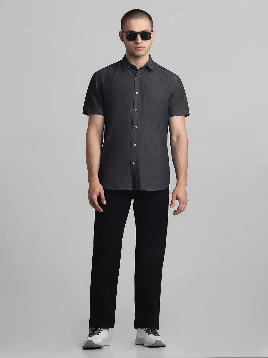 Black High Rise Ray Bootcut Jeans - Image 6