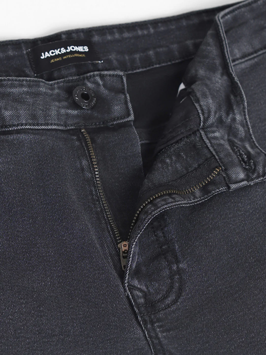 Dark Grey Low Rise Slim Fit Jeans - Image 5