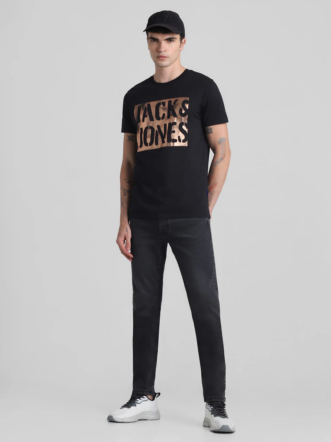 Dark Grey Low Rise Ben Skinny Fit Jeans - Image 6