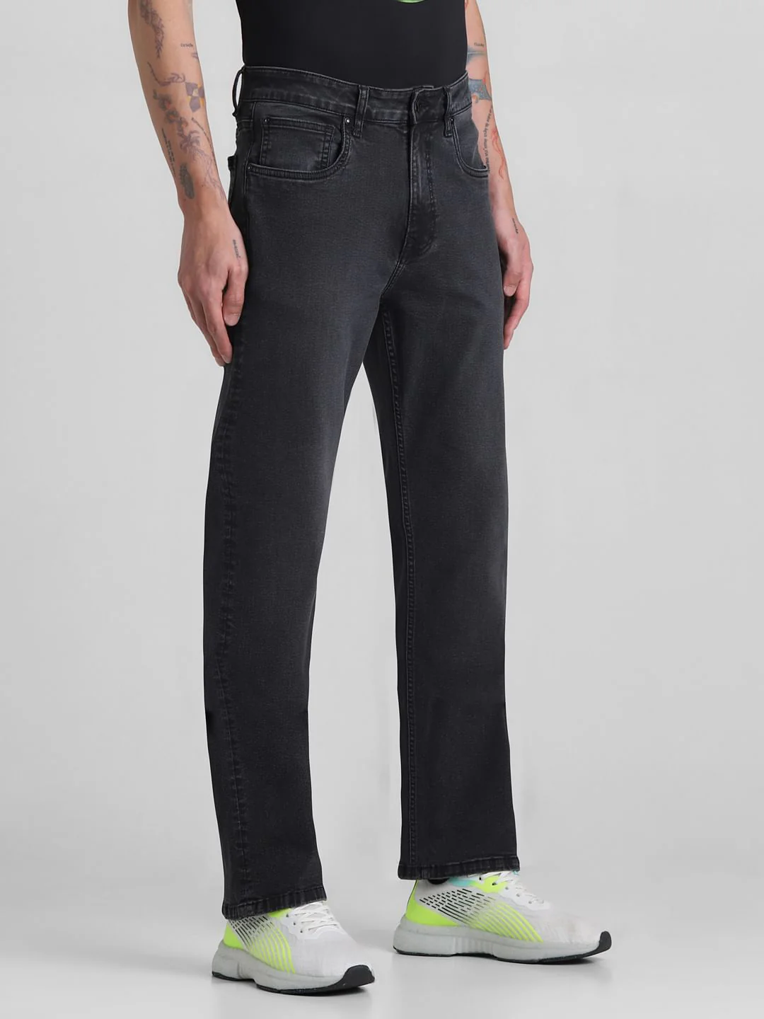 Dark Grey High Rise Ray Bootcut Jeans - Image 2