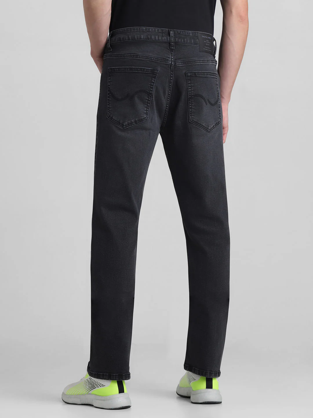 Dark Grey High Rise Ray Bootcut Jeans - Image 3