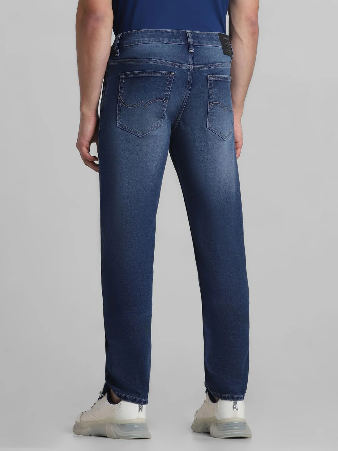 Blue Low Rise Glenn Slim Fit Jeans - Image 3