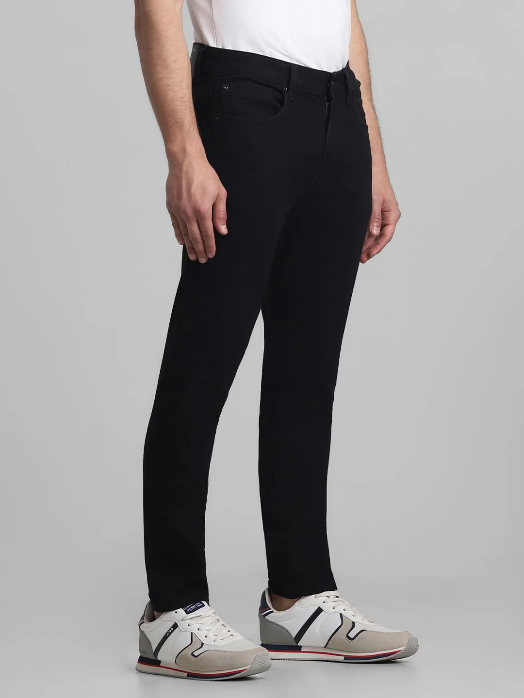 Black Low Rise Ben Skinny Jeans - Image 2