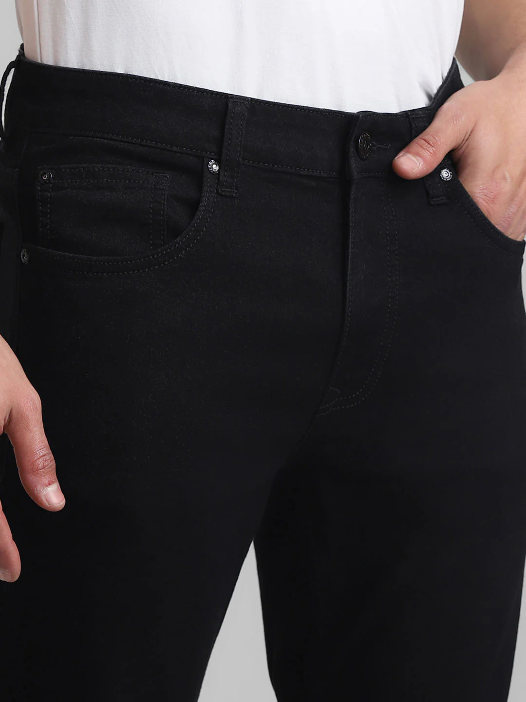 Black Low Rise Ben Skinny Jeans - Image 4