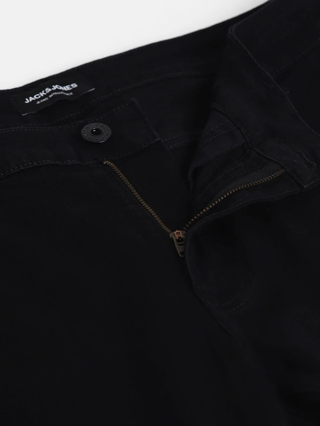 Black Mid Rise Clark Regular Fit Jeans - Image 5
