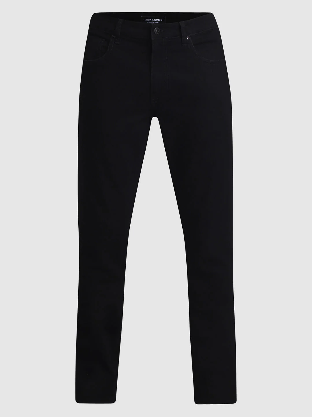 Black Mid Rise Clark Regular Fit Jeans - Image 7